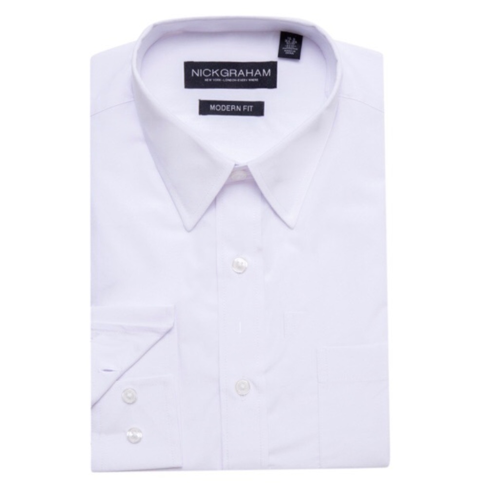 Nick Graham Modern Fit Classic Style Long Sleeve